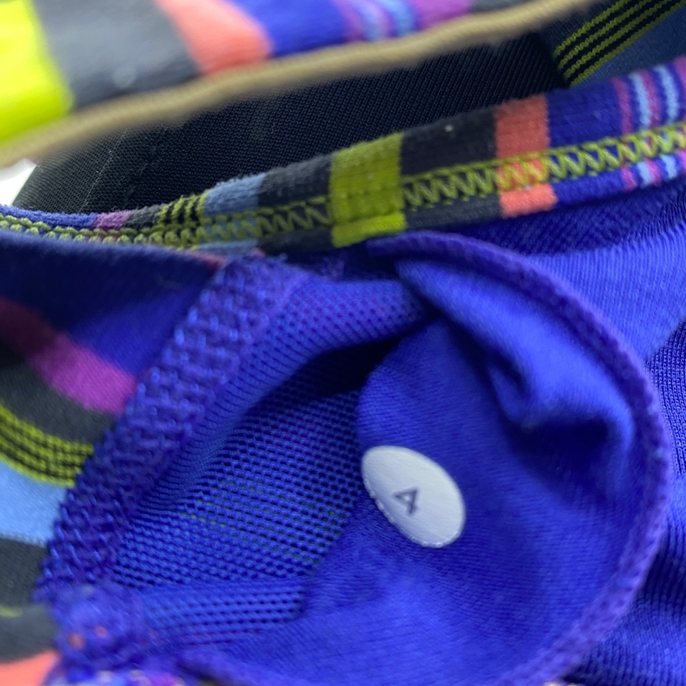 💕SALE💕 Lululemon Striped Purple Power Y Tank Top - Picture 4 of 7